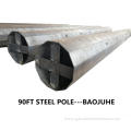 90FT Galvanized Transmission Steel Pole